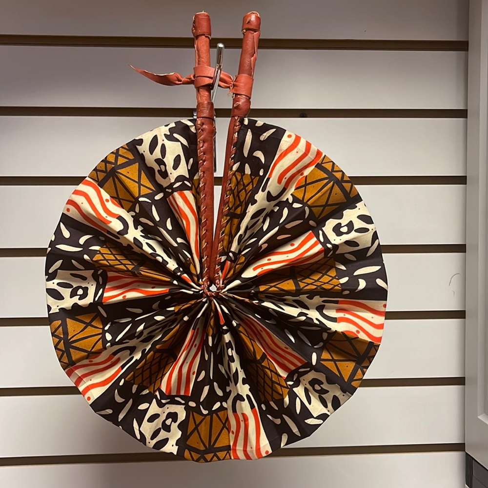 African Print Fan